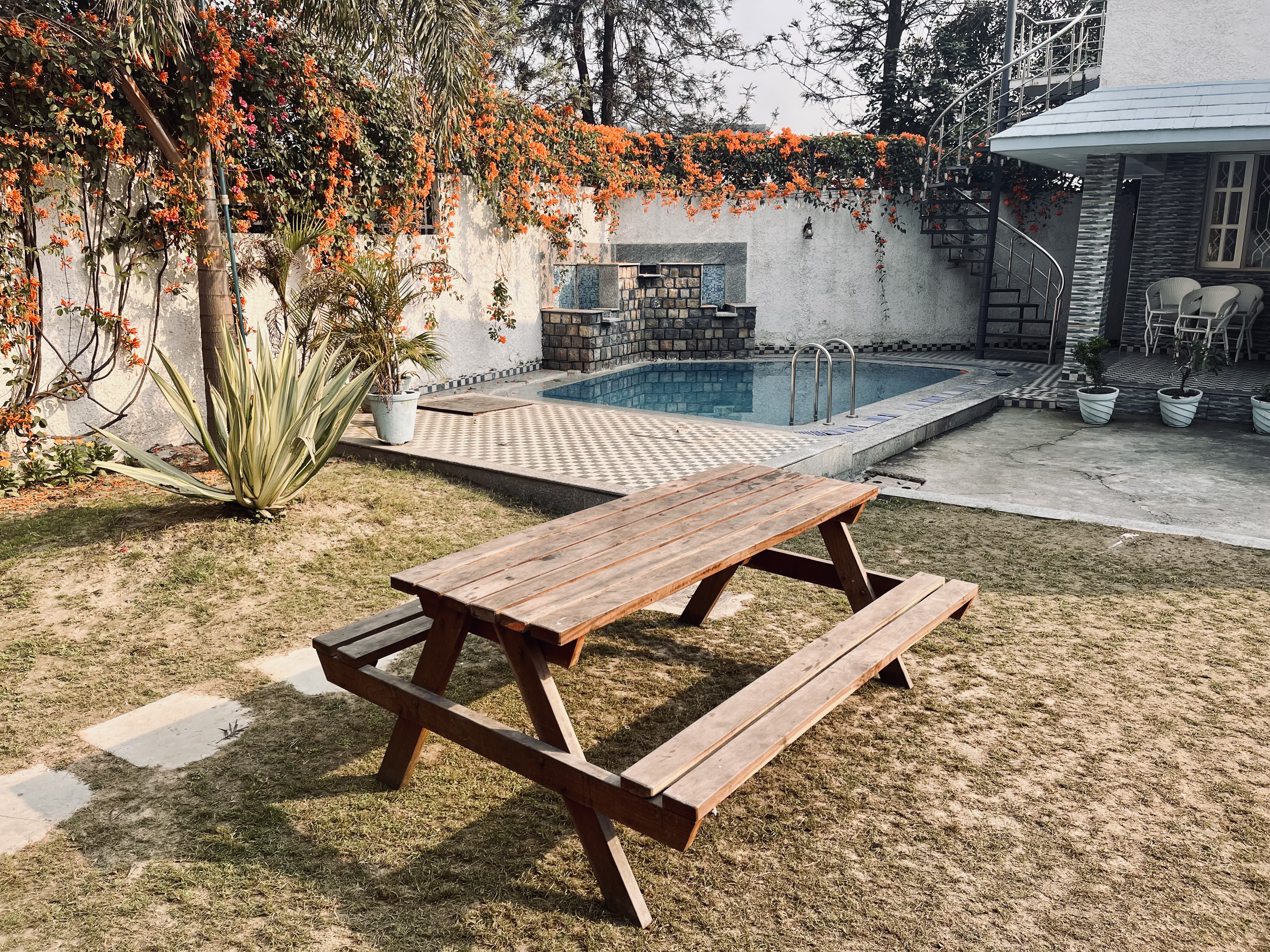 Garden view 1 — AruBhi Cottage forest villa Dehradun