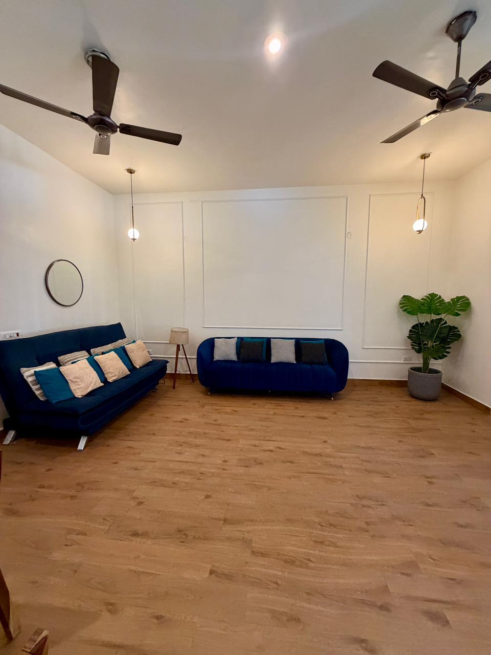 Living room at AruBhi Cottage private villa Dehradun